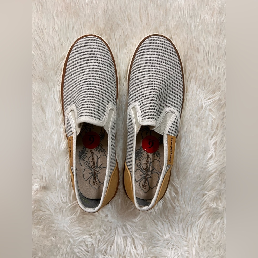 Tommy bahama sneakers striped canvas